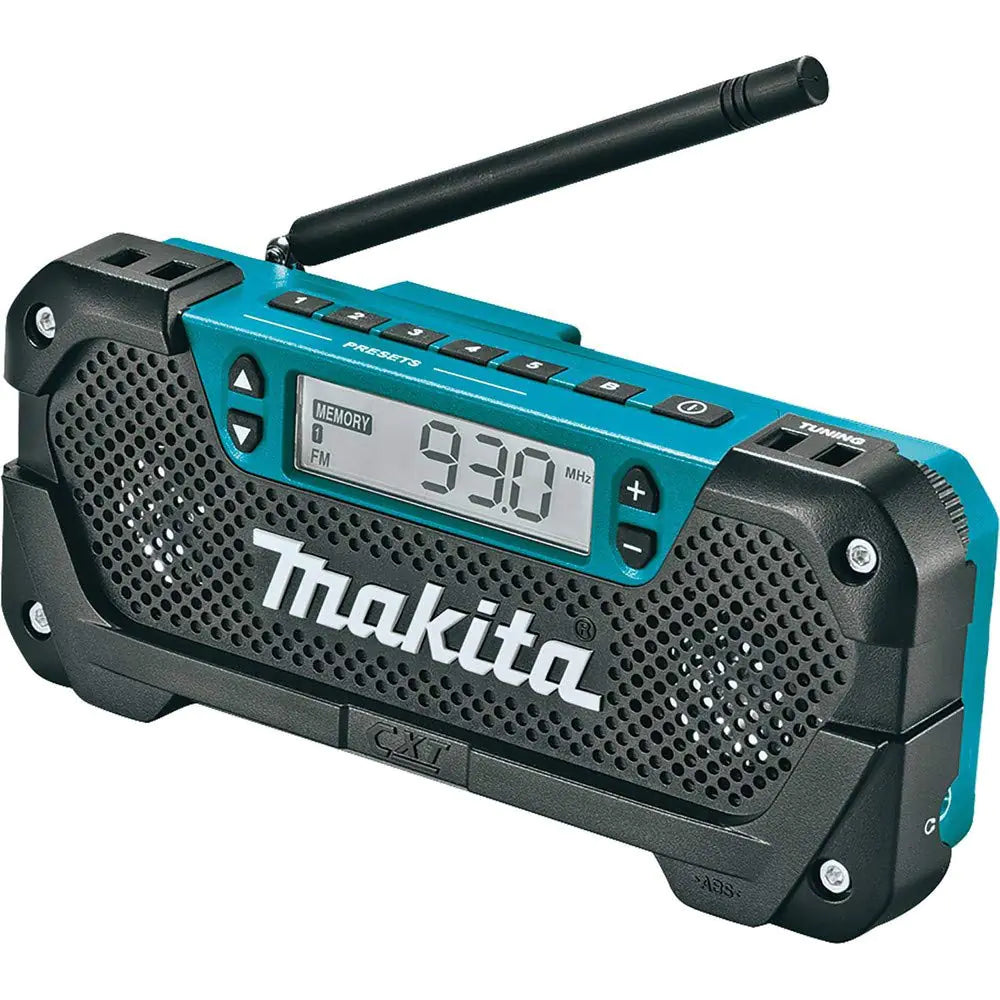Makita RM02 12V max CXT® Lithium-Ion Cordless Compact Job Site Radio Tool Only Mimarta
