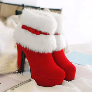 Boots Christmas High Heels Rieworkes