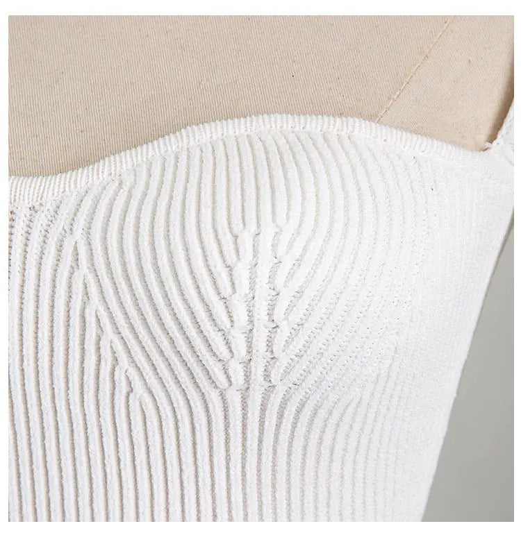 Ribbed Sweetheart Long Sleeve Top Rieworkes