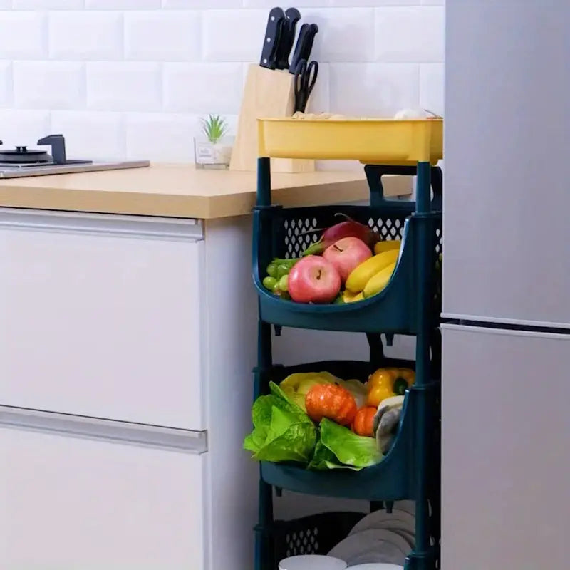Mobile Storage Cart for Kitchen, Living Room, Bathroom Rieworkes