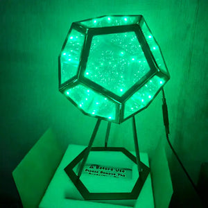 3D Cube Light Creative Cool Infinite Dodecahedron Nightlight Colorful Art Light USB Nightlight Girls Birthday Christmas Gift Rieworkes