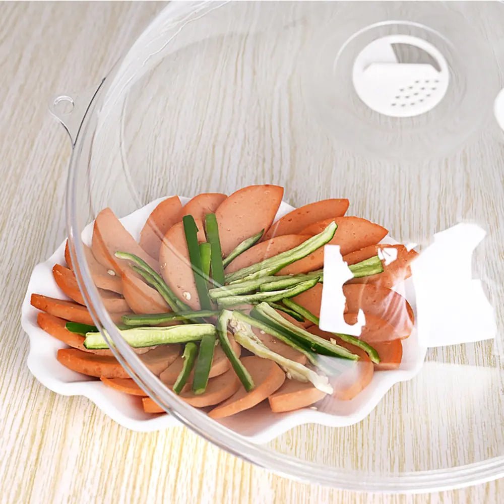 Microwave Food Cover Splash Proof Plate Cover Rieworkes