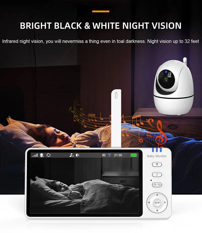 HD Wireless Baby Monitor Rieworkes