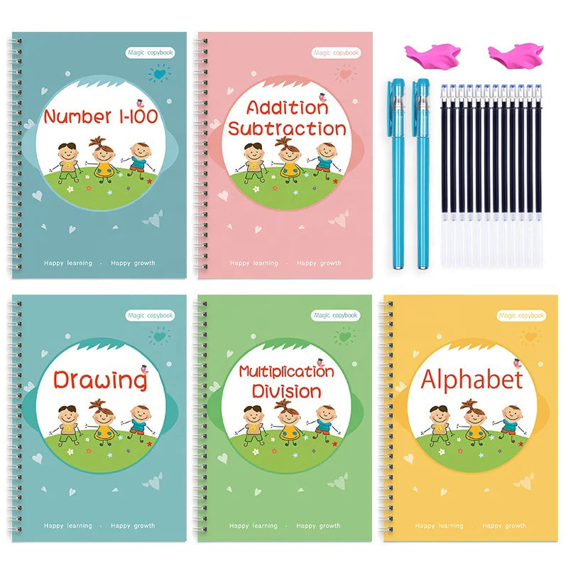 Children's English Copy Groove Font Magic Practice Copybook Setk Mimarta