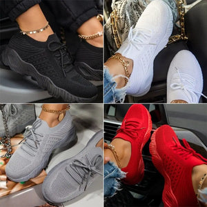 Womens Running Trainers Ladies Sneakers Slip On Walking Gym Comfy Fashion Shoes Rieworkes