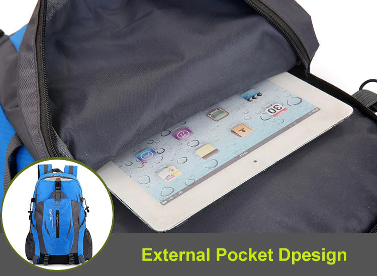 40L Men Women Travel Backpack Rucksack Camping Laptop Hiking School Book Bag USA Rieworkes