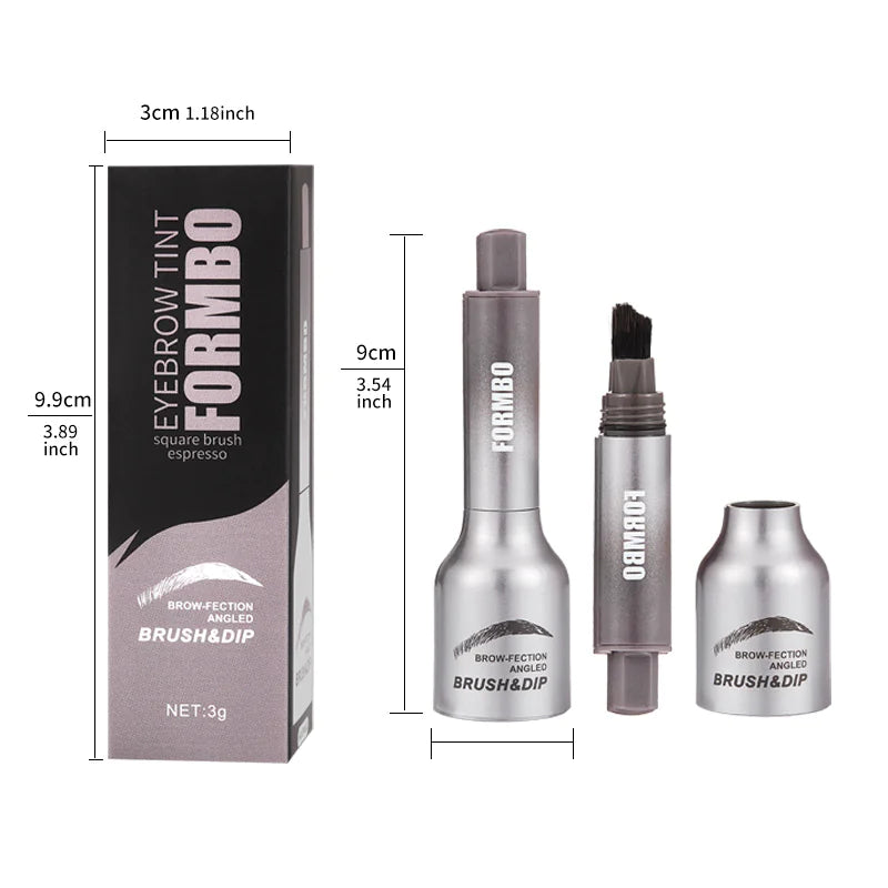3D Eyebrow Brush with Pressing Head Eyebrow Cream Rieworkes