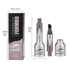 3D Eyebrow Brush with Pressing Head Eyebrow Cream Rieworkes