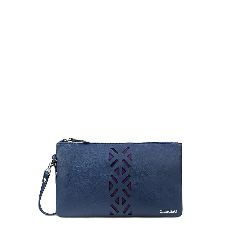 Leather PractiPouch Large - Sapphire Rieworkes