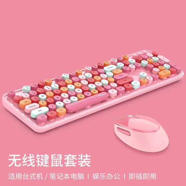 Wireless Round Keycap Keyboard Set Rieworkes