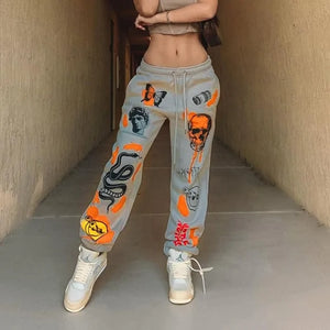Sweat Pant Cartoon Printed Rieworkes