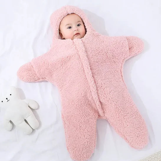 Home Fashion Simple Pentagram Shape Baby Cuddling Quilt Rieworkes