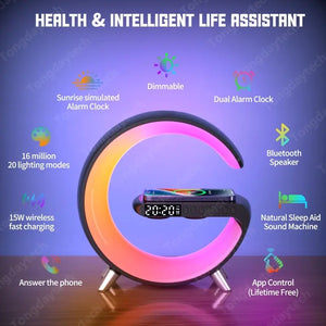 Wireless Charger Alarm Clock Rieworkes