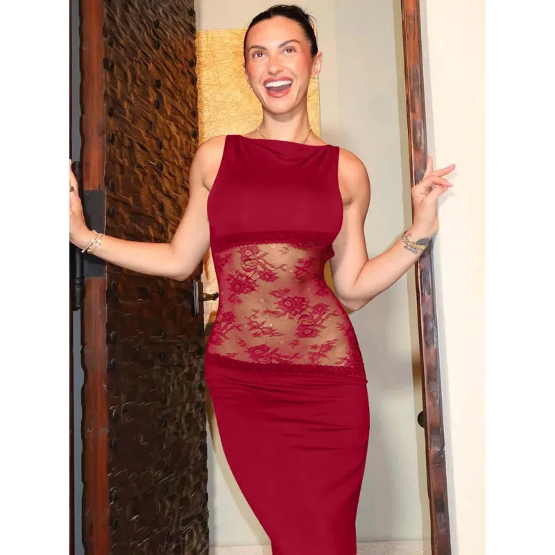See-through Long Dress Rieworkes