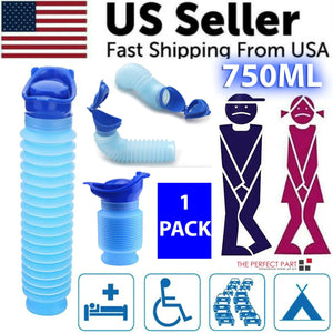 Male Female Portable Urinal Travel Camping Car Toilet Pee Bottle Emergency Kit Rieworkes