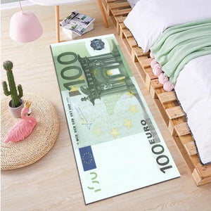 Dollar Pattern Stain-Resistant Foot Mat Mimarta