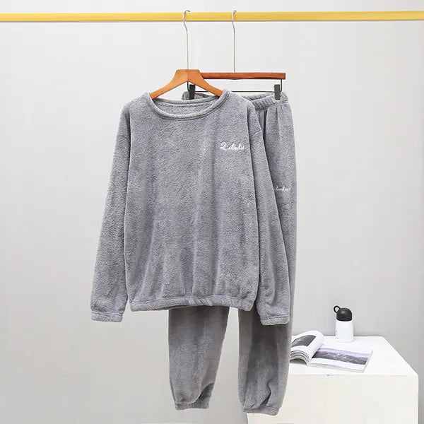Women's Winter Cozy Loungewear Set with Fleece Pants Mimarta
