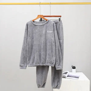 Women's Winter Cozy Loungewear Set with Fleece Pants Mimarta
