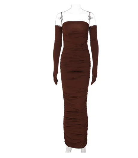 Strapless Backless Tight Dress Rieworkes