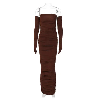 Strapless Backless Tight Dress Rieworkes