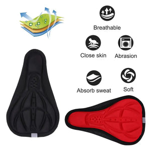 Cycling Silicone Gel Pad Bicycle Seat Cushion Rieworkes