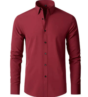 Men's Wrinkle-Free Elastic Business Shirt Mimarta