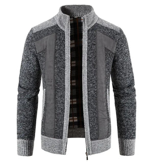 Men’s Stand Collar Plush Sweater Rieworkes