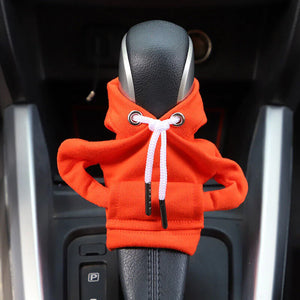 Car Gear Shift Cover Mini Hoodie Gear Shift Cover for Car Shifter Interior Trim Rieworkes