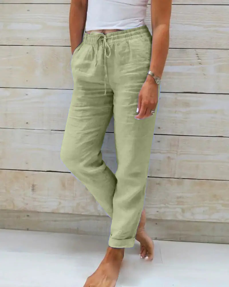 Linen Pants For Woman Rieworkes