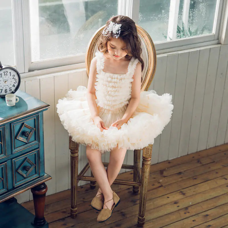 Kids Tulle Skirt, Tutu Dress, and Overall Dress Mimarta