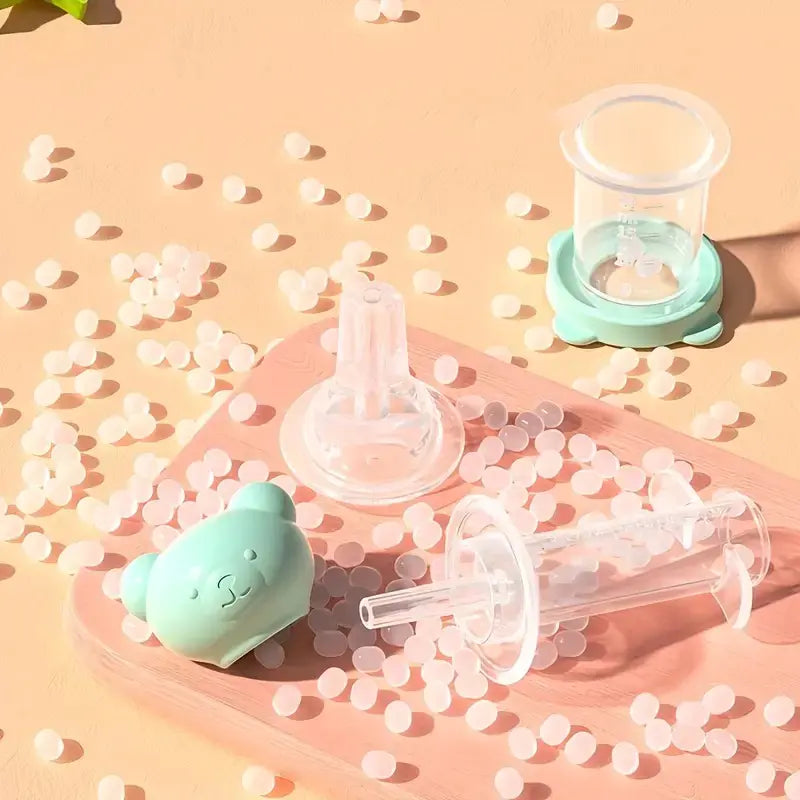 Silicone Baby Medicine Feeding Syringe and Pacifier Device Mimarta