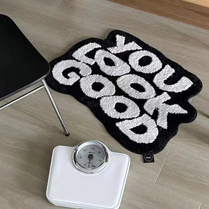 Letters Bedside Plushy Carpet Rieworkes