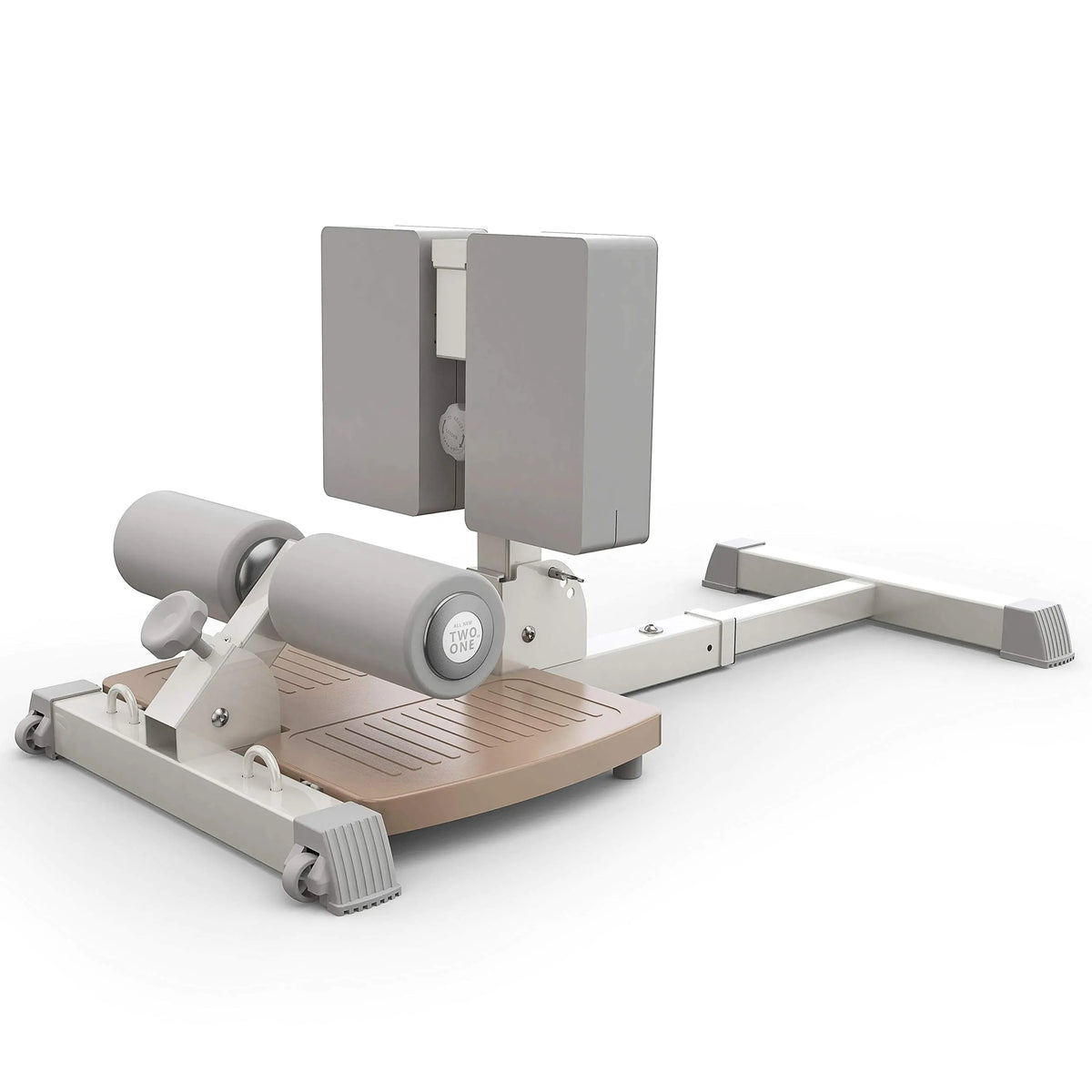 leikefitness Deluxe Multi-Function Deep Sissy Squat Bench Home Gym Workout Station Leg Exercise Machine (Beige-8300) Mimarta
