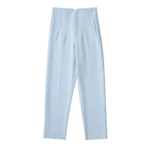 Chic Office Lady Straight Pants Rieworkes