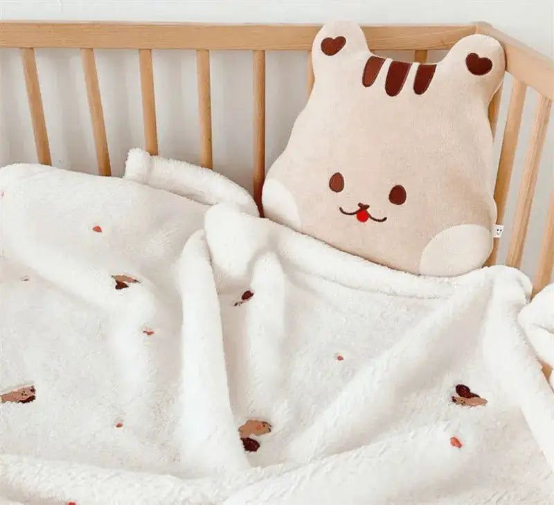 Soft Flannel Baby Blanket for Newborns Rieworkes