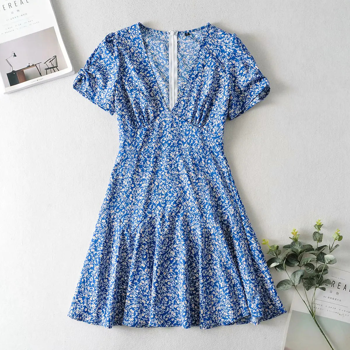 Floral Short Dress Rieworkes