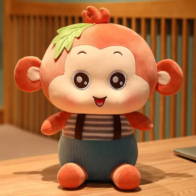 Sitting Monkey Plush Toys Rieworkes