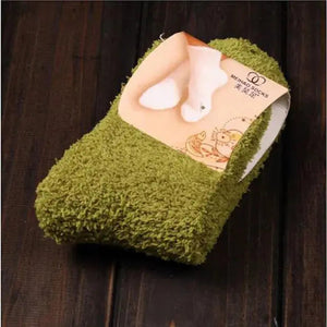 Women's Bed Socks Pure Color Rieworkes
