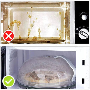 Microwave Food Cover -Transparent High-temperature Resistant Plastic Cover Rieworkes