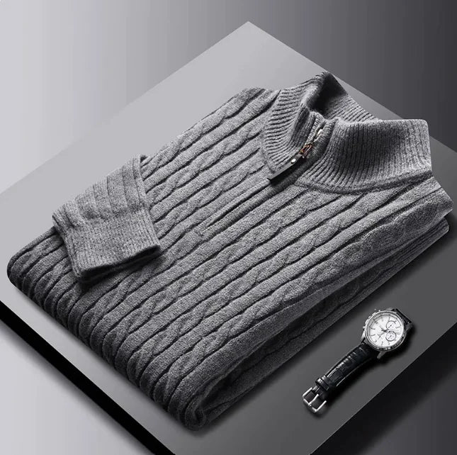 Men's Relaxed Fit Knit Sweater Jacket Rieworkes