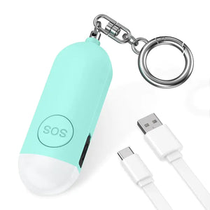 Women's Self Defense Emergency Alarm Keychain Rieworkes