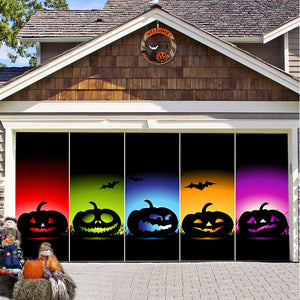 Halloween Misty Forest Garage Door Banner Rieworkes