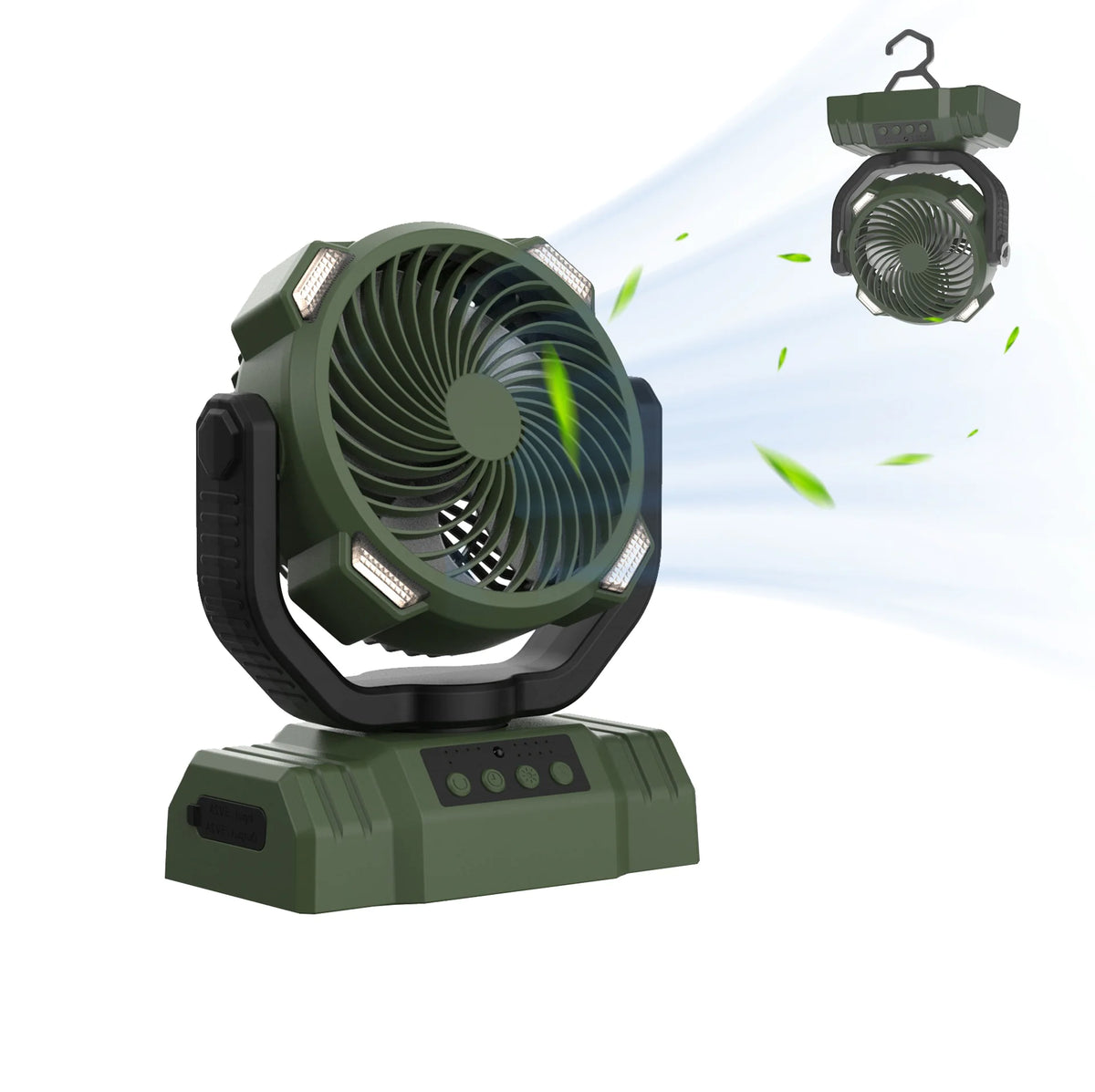 Outdoor Household Power Bank LED Light Camping Fan Mimarta