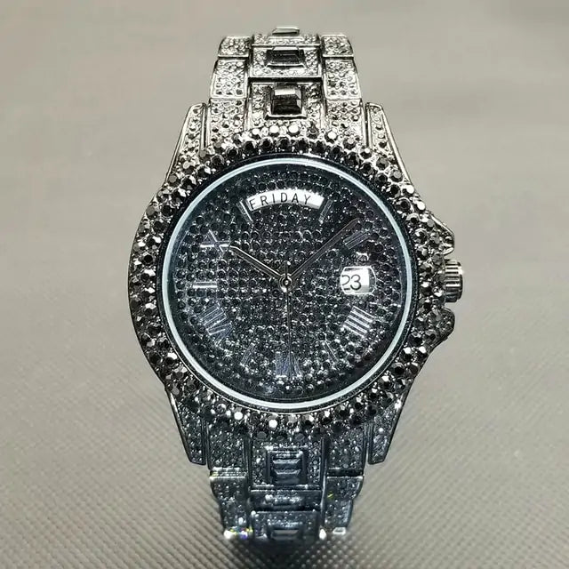 Men's Luxury Crystal Watches Rieworkes