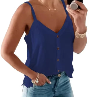Elegant Off-Shoulder Suspender Blouse - Solid Color, Loose Fit, Stylish & Comfortable Rieworkes
