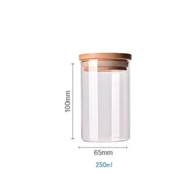 Bamboo-Covered Borosilicate Glass Food Storage Containers Rieworkes