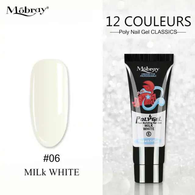 Poly Acrylic Gel: 15ML UV Gel for Nail Extension - 38 Colors Rieworkes