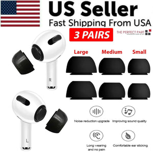 Replacement Ear Tips For Apple Airpods Pro Memory Foam Tips Airpod Pro - 3 Pairs Rieworkes