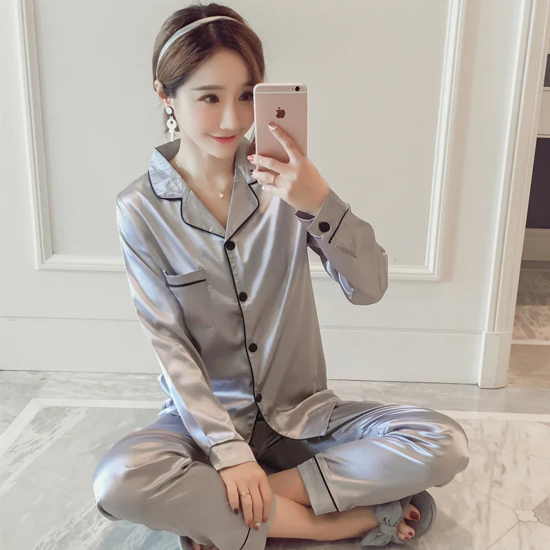 Autumn Ice Silk Loungewear Rieworkes