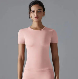Women's Solid Color Sport T-Shirt Mimarta